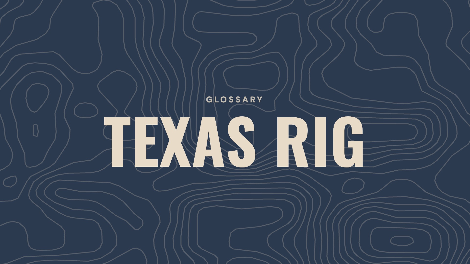 Glossary: Texas rig