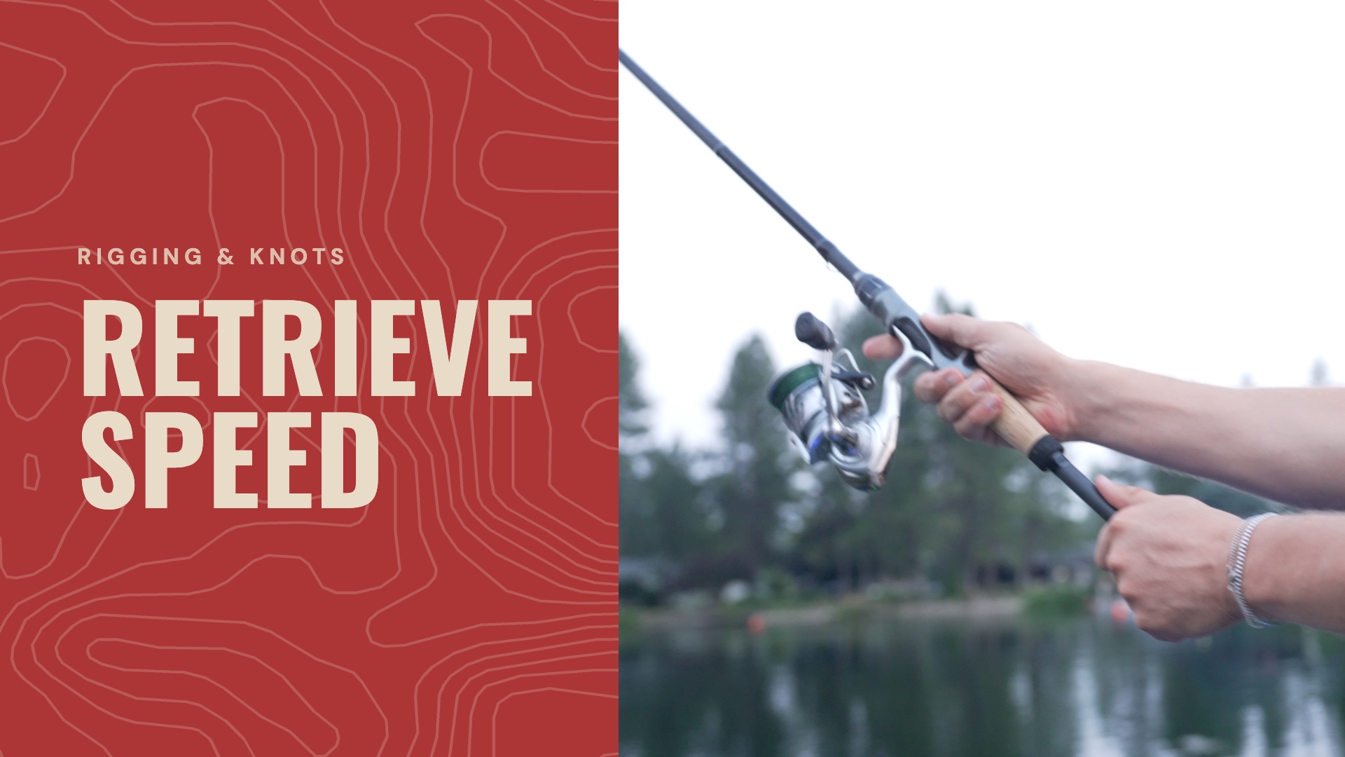 Cover reading "Retrieve speed" beside hands working a spinning reel